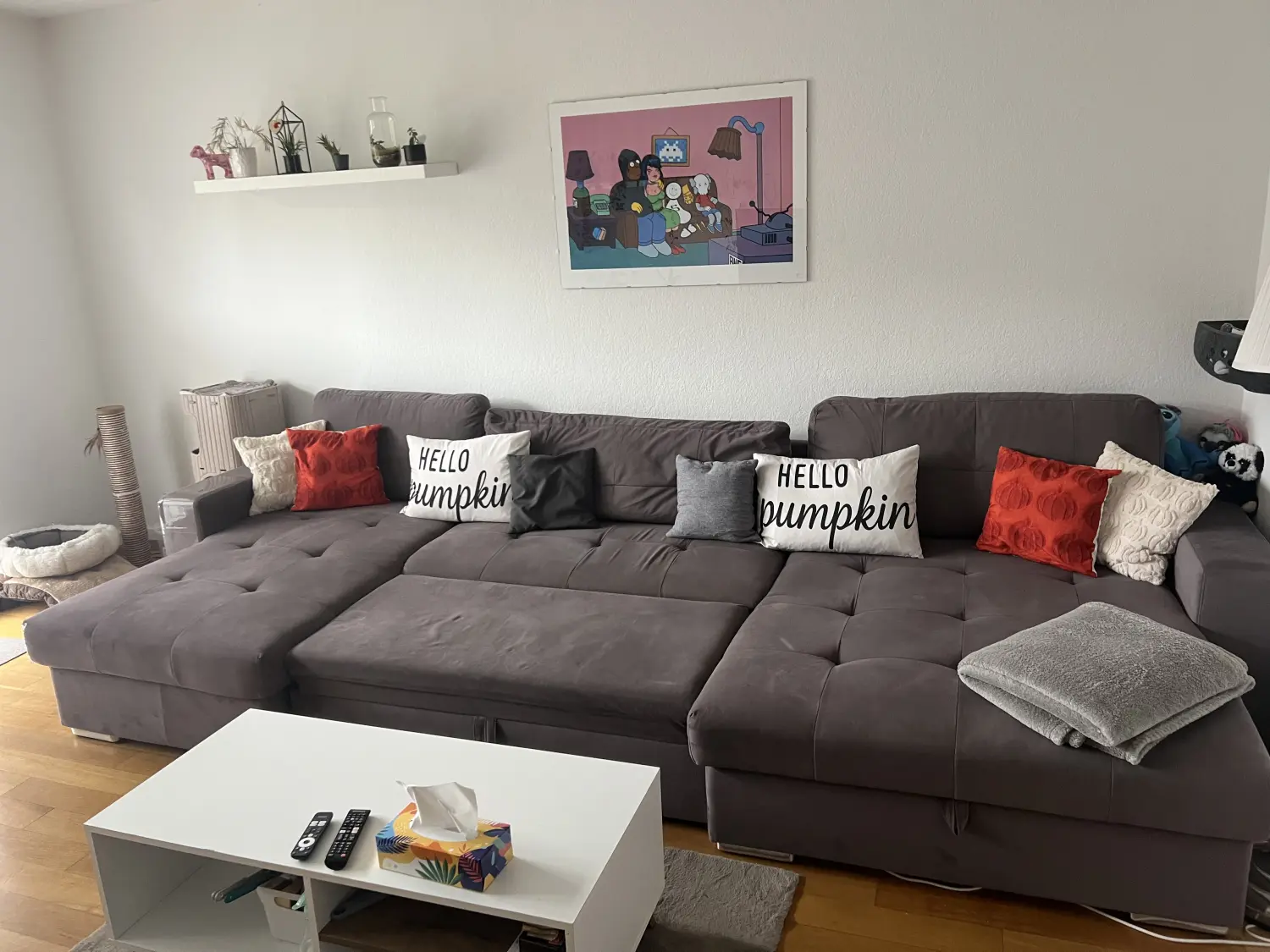 Angefertigtes Sofa ausziehbar mit Satauram