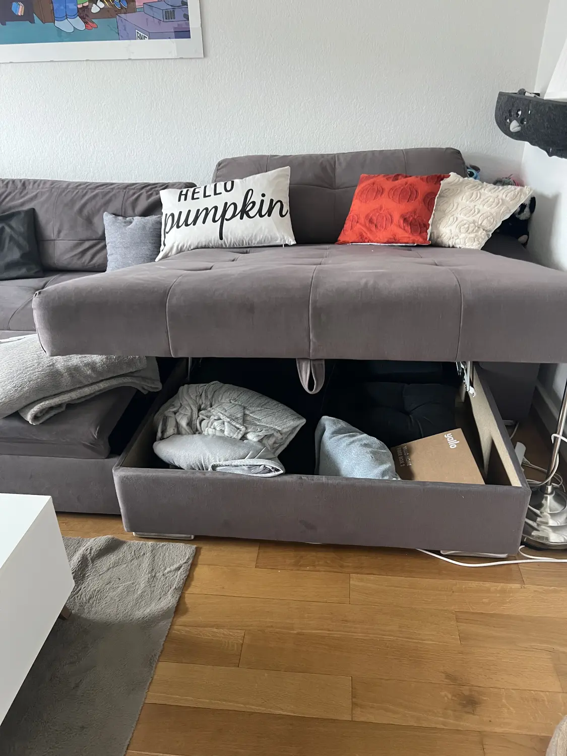 Angefertigtes Sofa ausziehbar mit Satauram