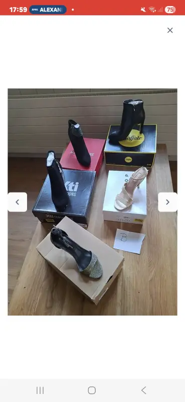 Riesiege schuhe Packet Grösse 38/40