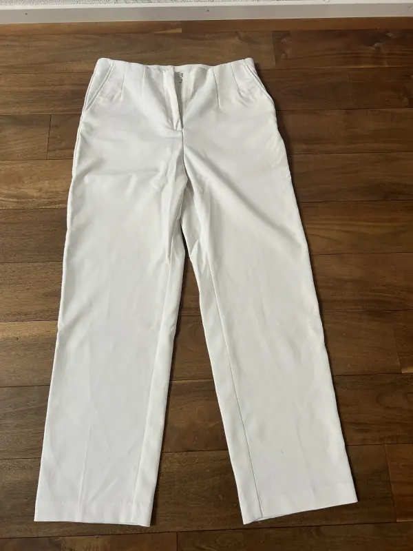Elegante Weisse StoffHose