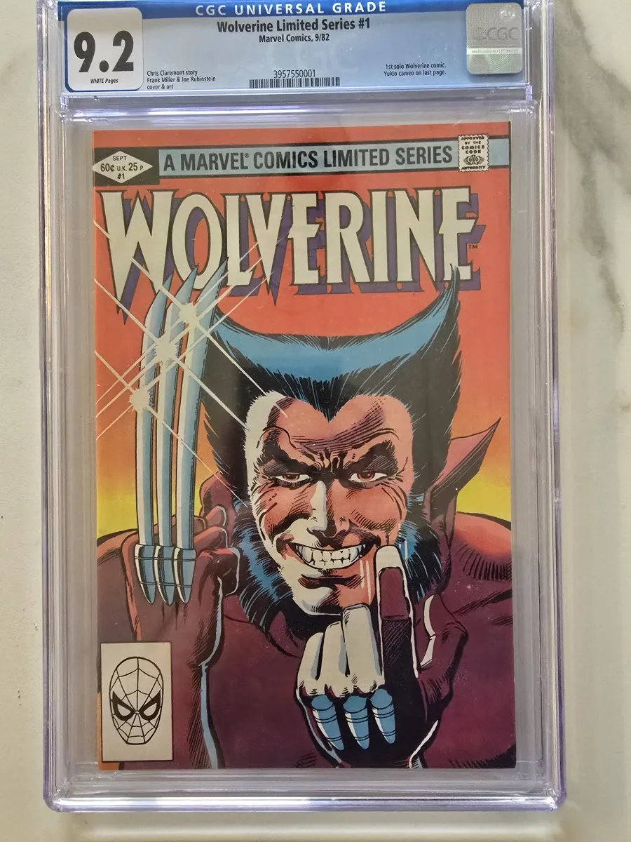 Wolverine Limited Series #1 (1982) – CGC 9.2 – 1st Solo Wolverine