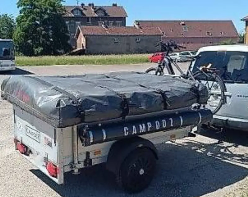 Zeltanhanger Campooz Fat Freddy Trekking mit Ugly Betty