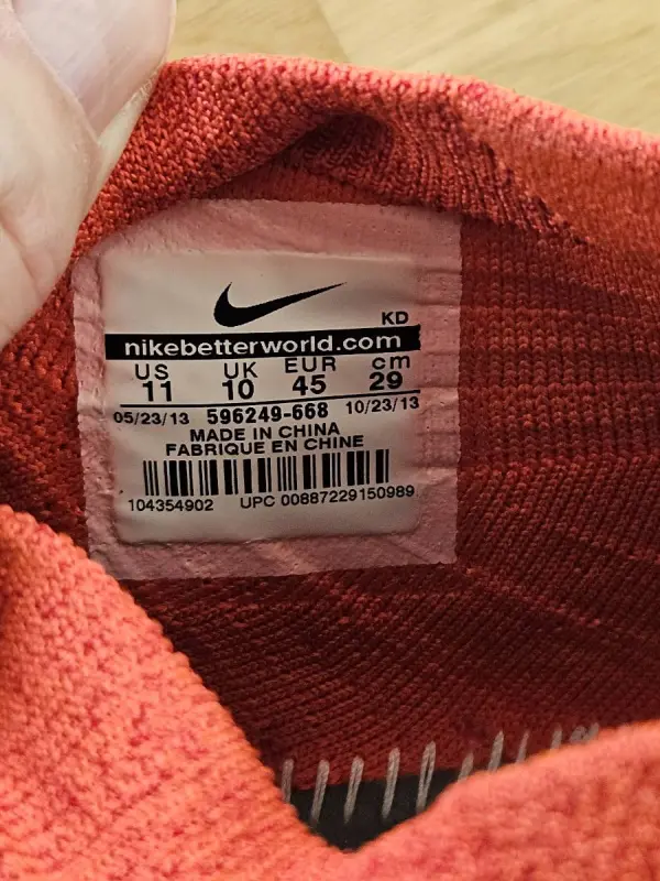 Nike Free Hyperfeel Lunar (Rot) mit Flyknit-Obermaterial