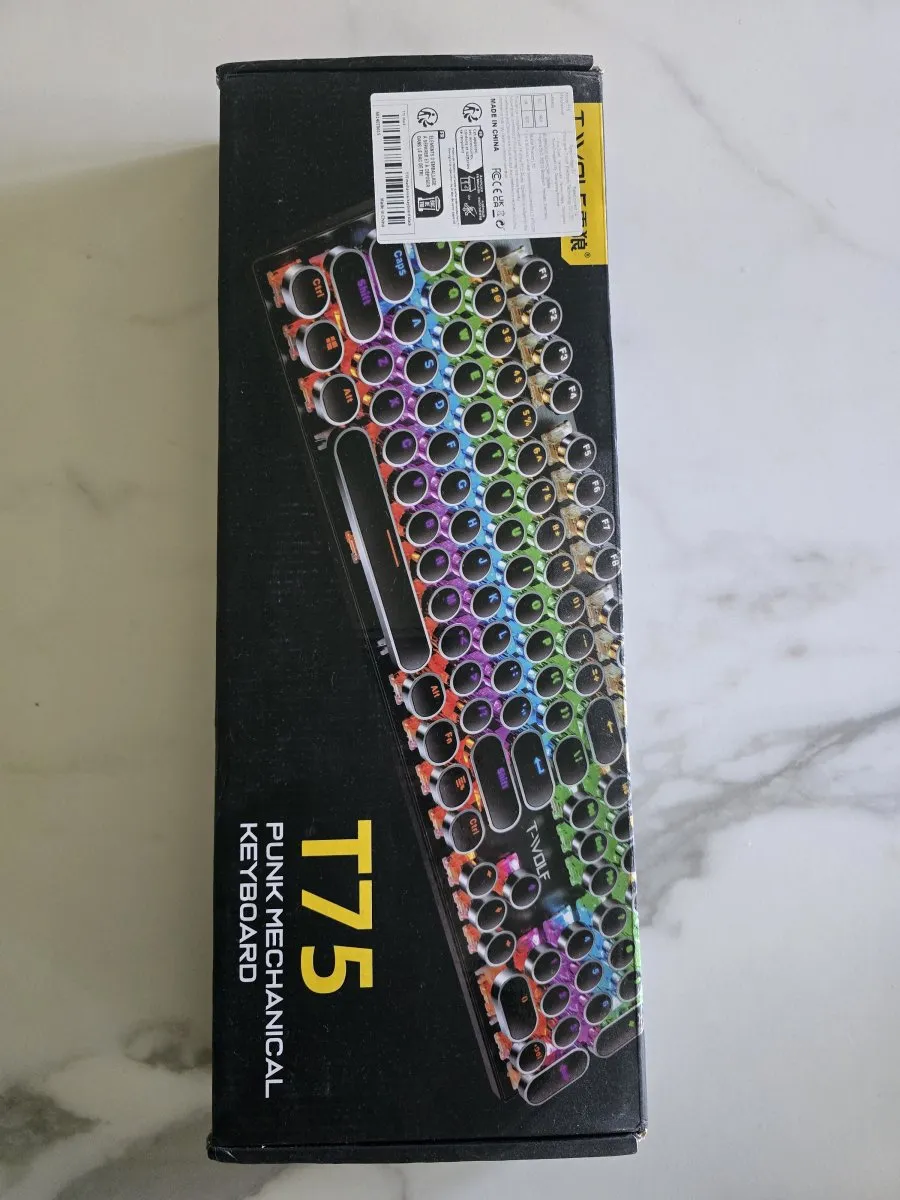 TWOLF RGB Mechanical Keyboard. EN_US Layout