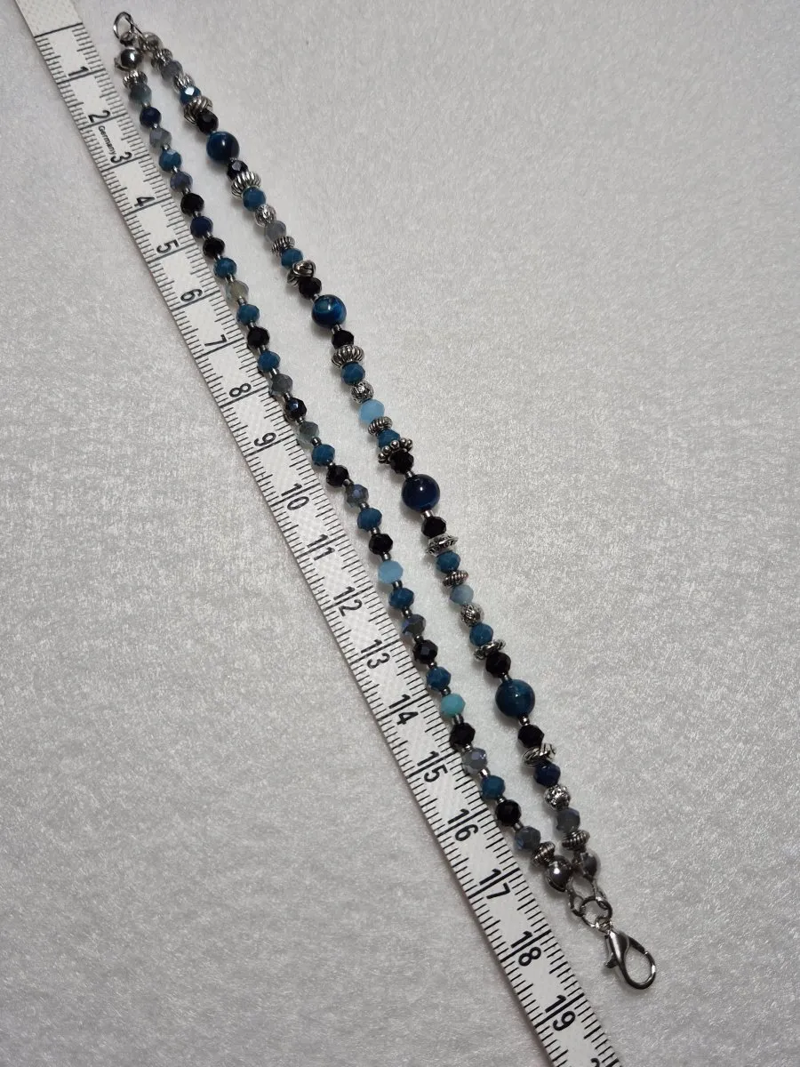 Armkette mit blauem Tigerauge