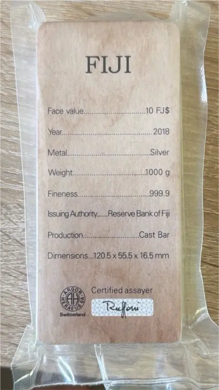 Silberbarren 1kg