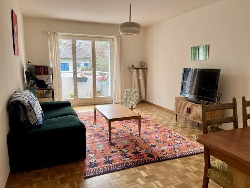 Charmante 3-Zimmer-Wohnung mit Balkon in Riehen