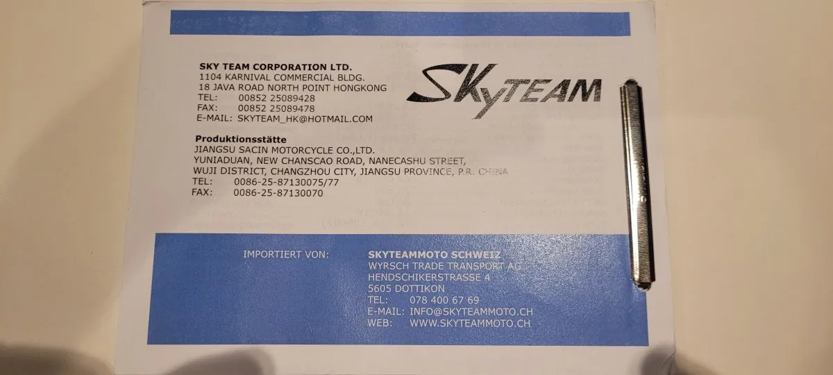 Skyteam SKY ST 125-8