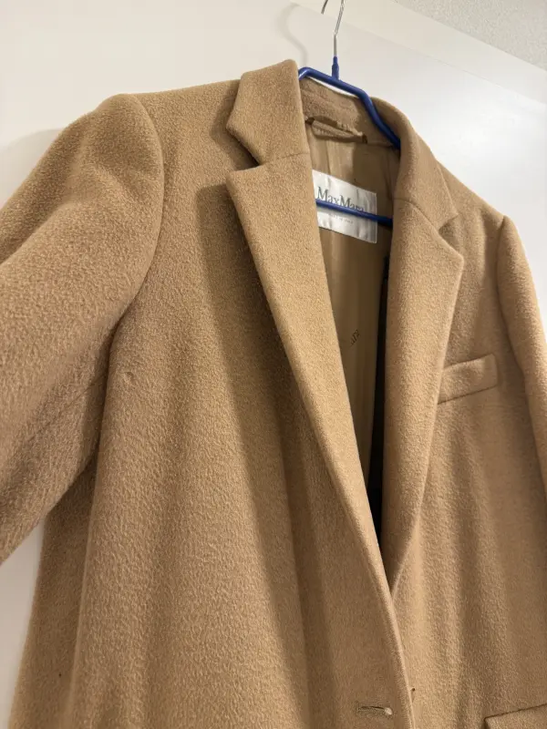 Max Mara - Manteau camel classique - Taille 46 (L)
