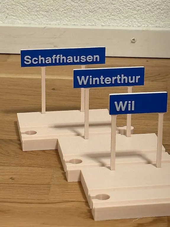 Gare personnalisée - accessoire pour circuits en bois