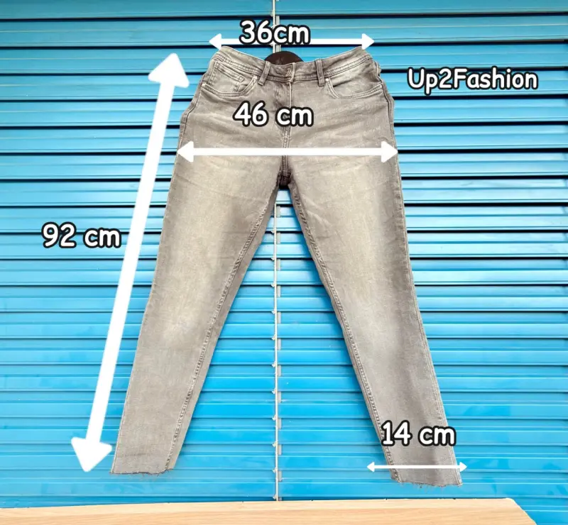 Jean Femme Gris Skinny Up2Fashion Taille 36