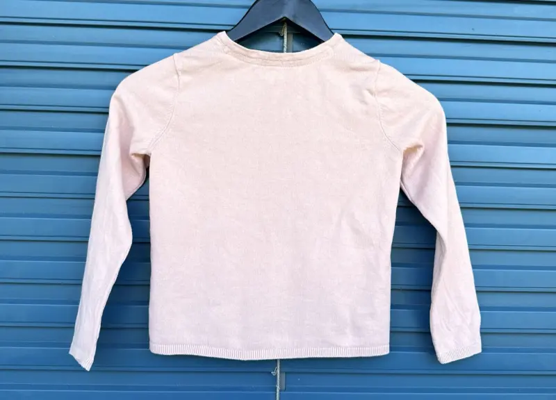 Cardigan rose, Gilet rose Kiabi 8 ans