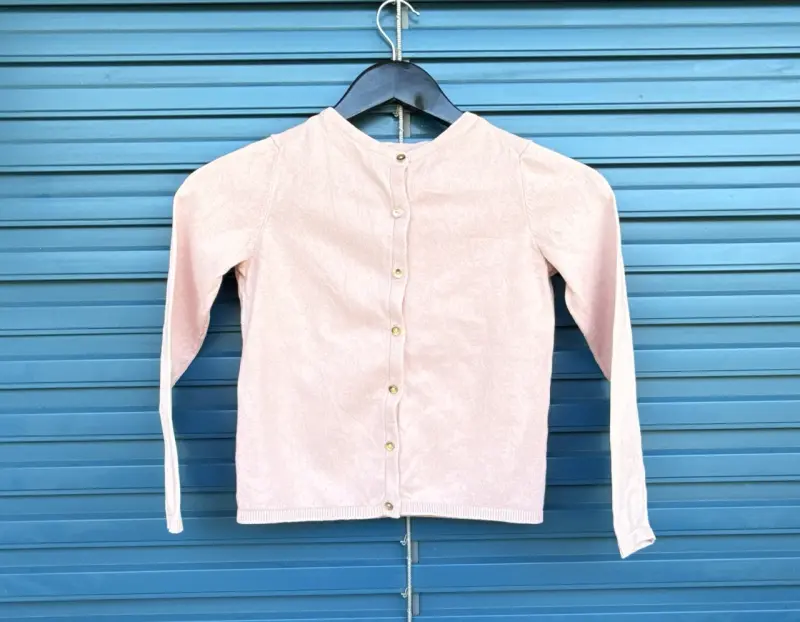 Cardigan rose, Gilet rose Kiabi 8 ans