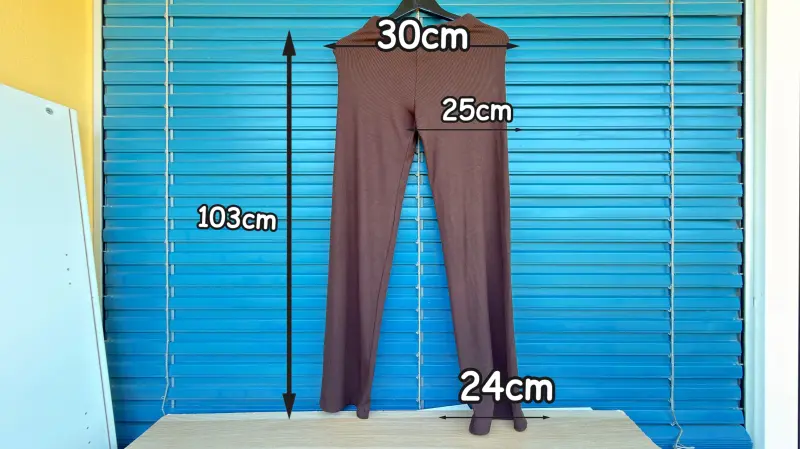 Pantalon Flare Femme Côtelé, XS Stretch Confort