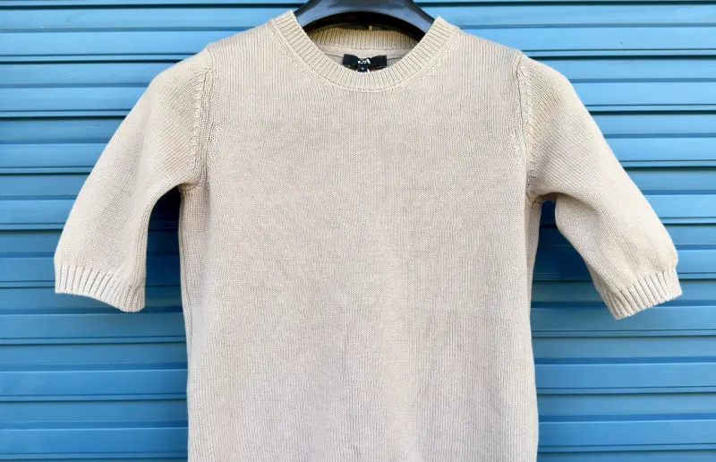 Pull Femme Tricot Beige C&A