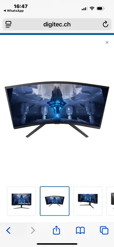 Samsung Odyssey Neo G7 Monitor Neuwertig