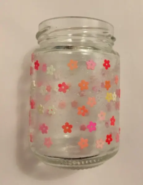 Glasvase Blumendeko