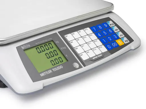 Mettler-Toledo bRite Standard price-calculating scale, calibrated