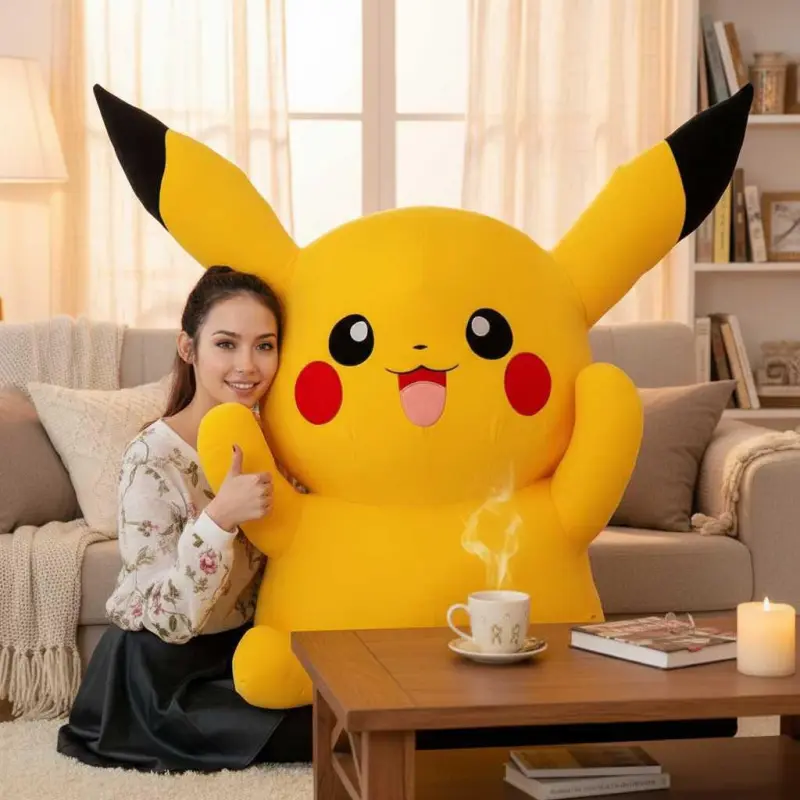 XXL Pikachu Kuscheltier Plüschtier Stofftier 120 cm, neu & abholbereit ⚡