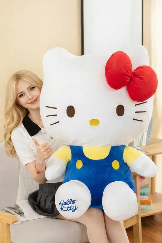 XXL Hello Kitty Kuscheltier Plüschtier Stofftier 95 cm, neu & abholbereit 🎀