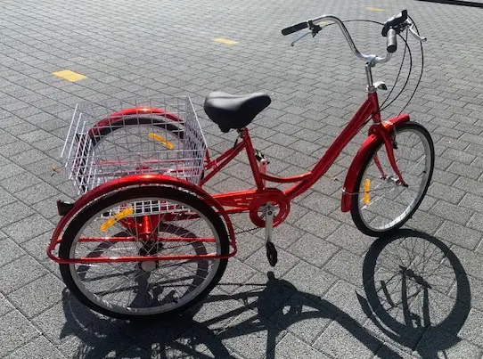 Neues 24-Zoll-Senioren-Dreirad – stabil und komfortabel
