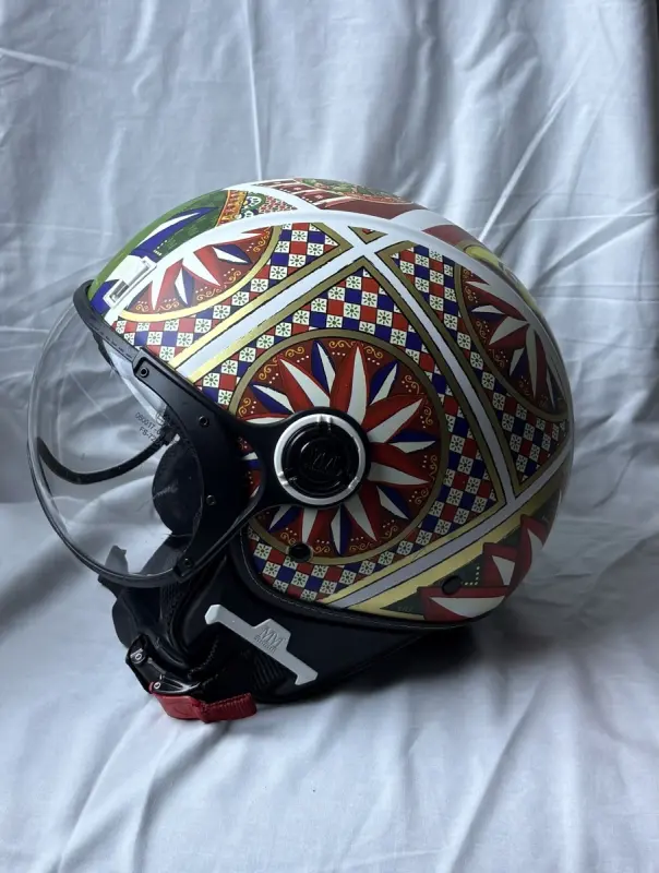 Casque de moto de style jet italien MM Independent - Fotos 3