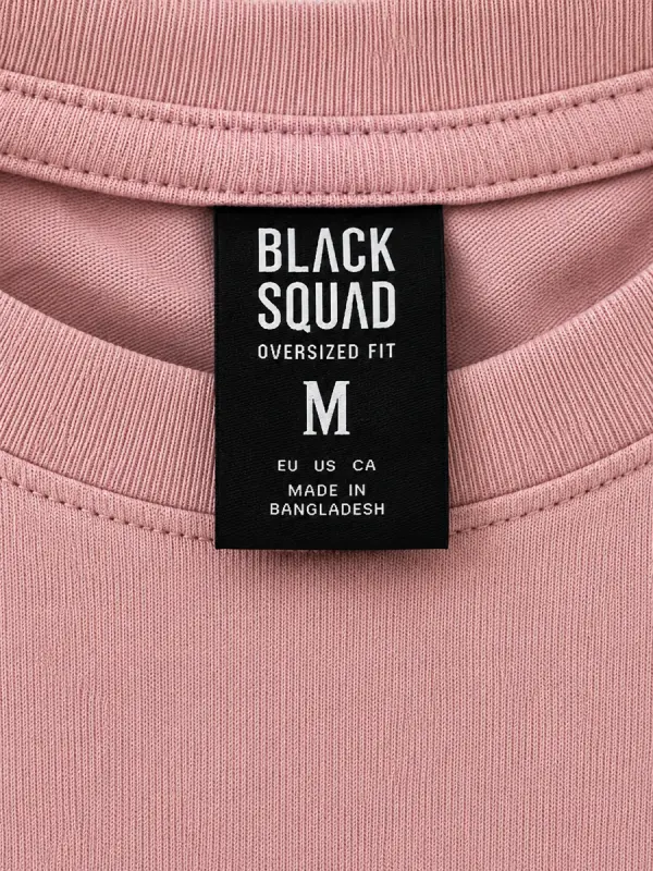 T-shirt Black Squad Oversized M Rose - Paranoid Society