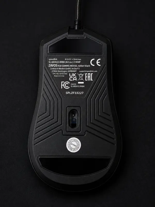 Souris Gaming Speedlink ZAVOS RGB 6400 DPI + Câble Tressé