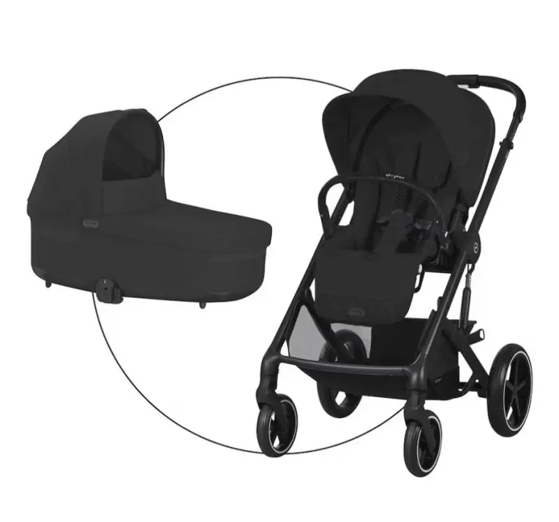 CYBEX BALIOS S LUX BUNDLE - MOON BLACK