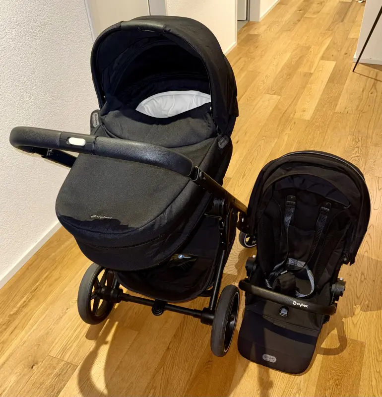 CYBEX BALIOS S LUX BUNDLE - MOON BLACK