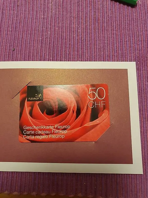 Fleurop Geschenkkarte 50.-