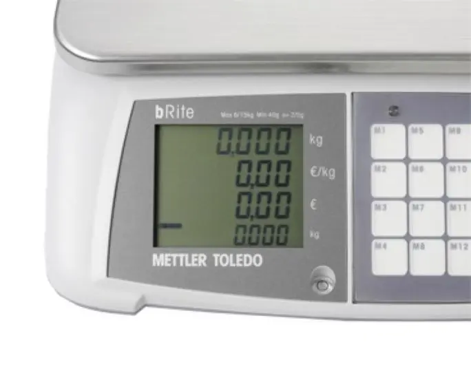 Preisrechnungswaage Mettler-Toledo bRite Advanced Kompakt, geeicht