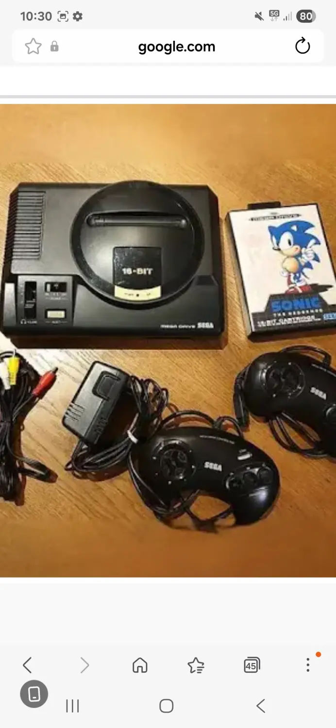 SEGA MEGA DRIVE KONSOLE