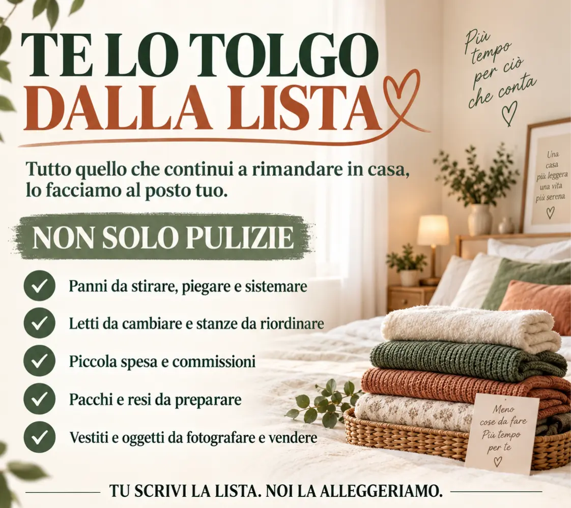 Te lo tolgo dalla lista – Aiuto in casa e giardino a Lugano