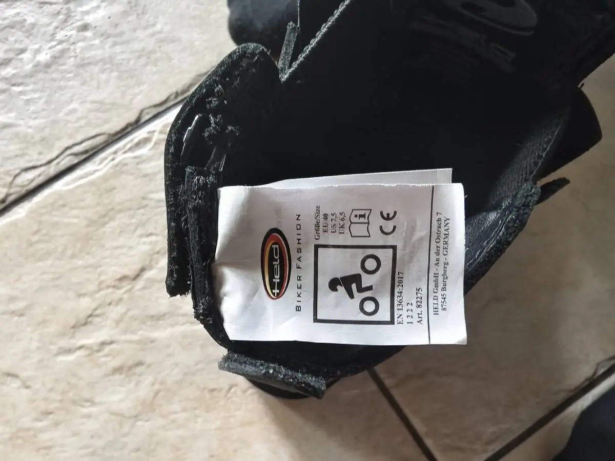 Held Motorradstiefel  Grösse 40 (Neuwertig)