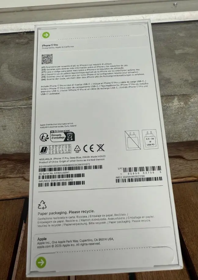iPhone 17 Pro 256GB neu