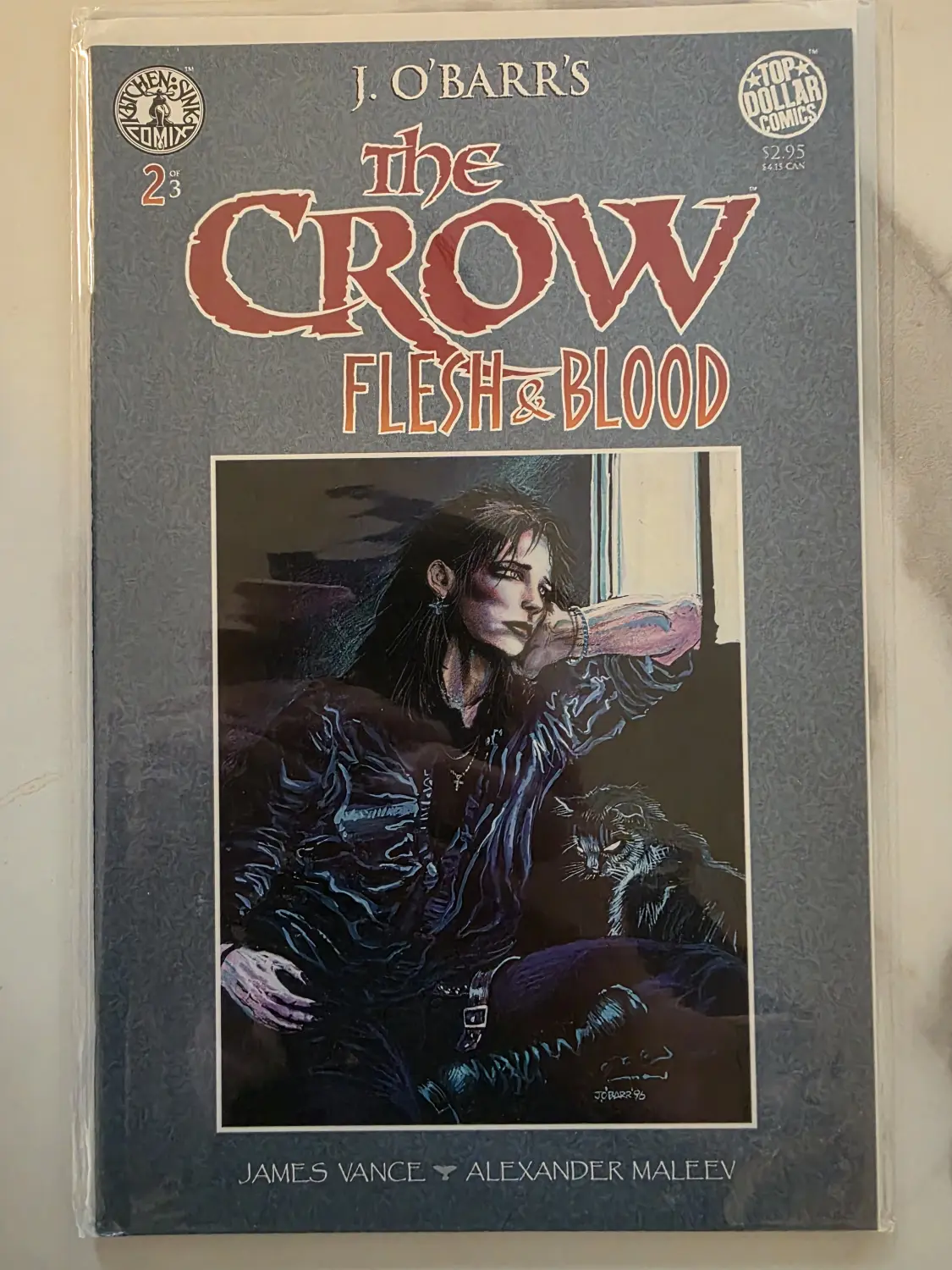The Crow: Flesh & Blood #1–3 Complete Set — Kitchen Sink 1996
