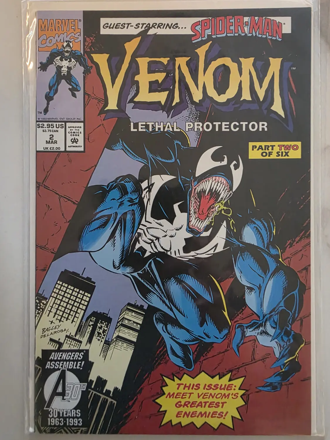 Venom: Lethal Protector #1–6 Complete Set — #1 Newsstand Red Foil