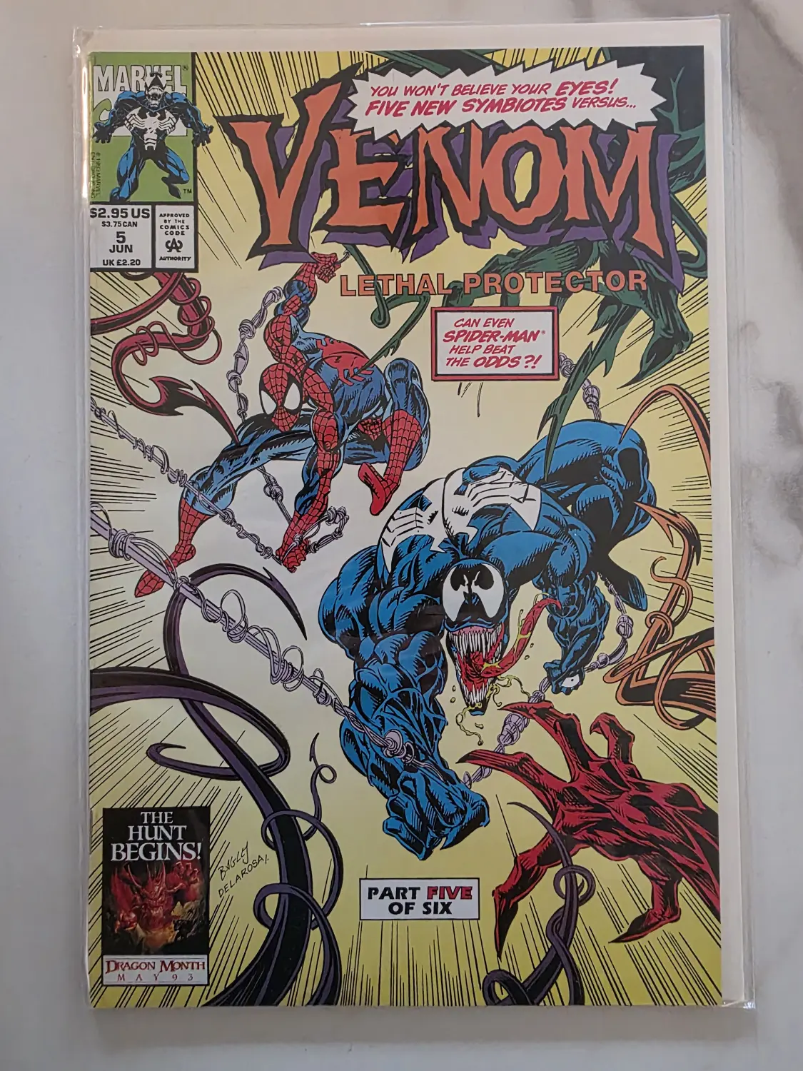 Venom: Lethal Protector #1–6 Complete Set — #1 Newsstand Red Foil