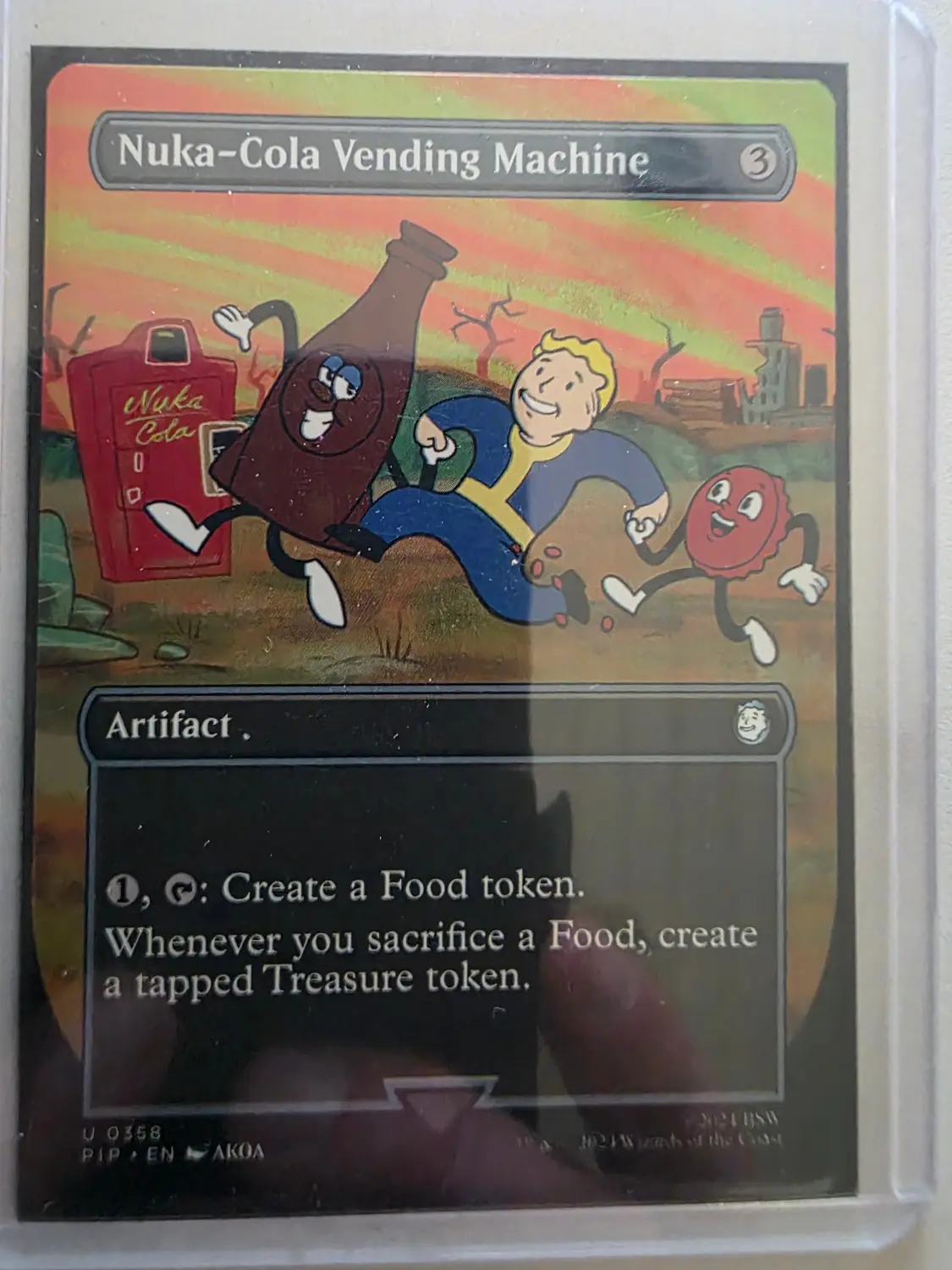 Nuka-Cola Vending Machine #665 Surge Foil — MTG Fallout — English