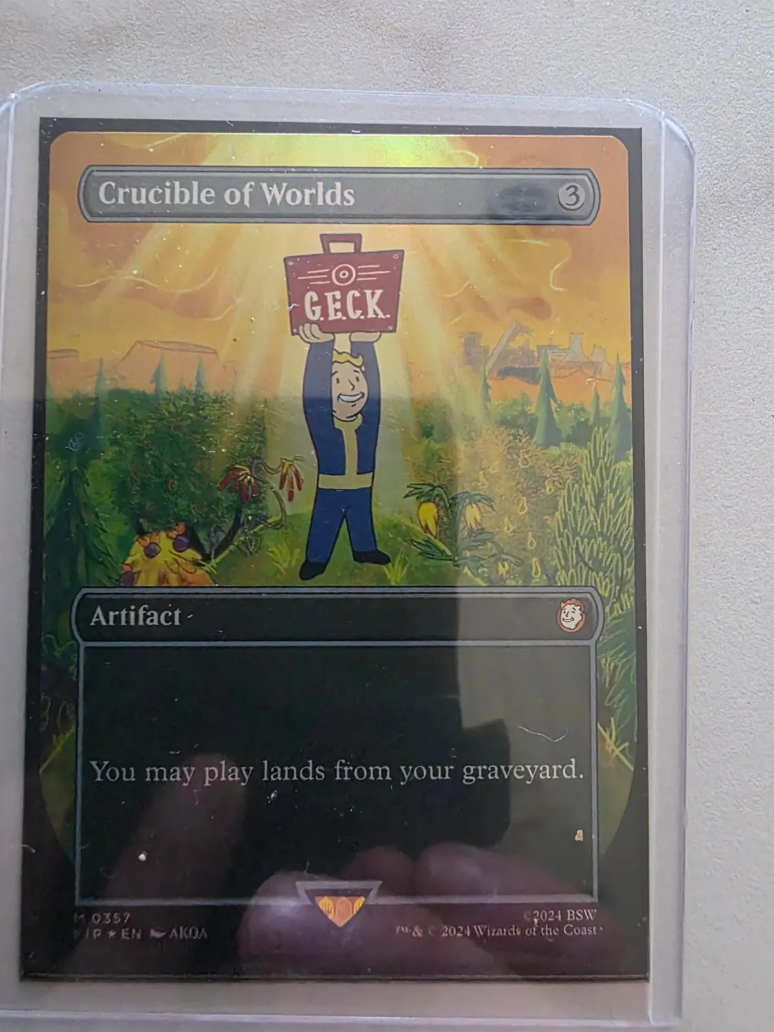 Crucible of Worlds #357 Borderless — MTG Fallout — English — 3 Available