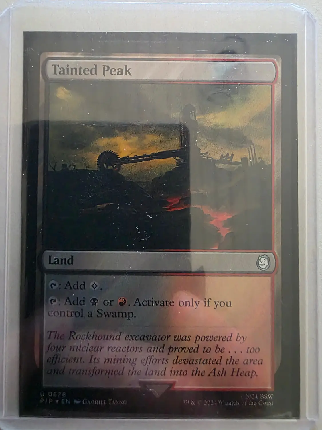 Tainted Peak #828 Surge Foil — MTG Fallout — English