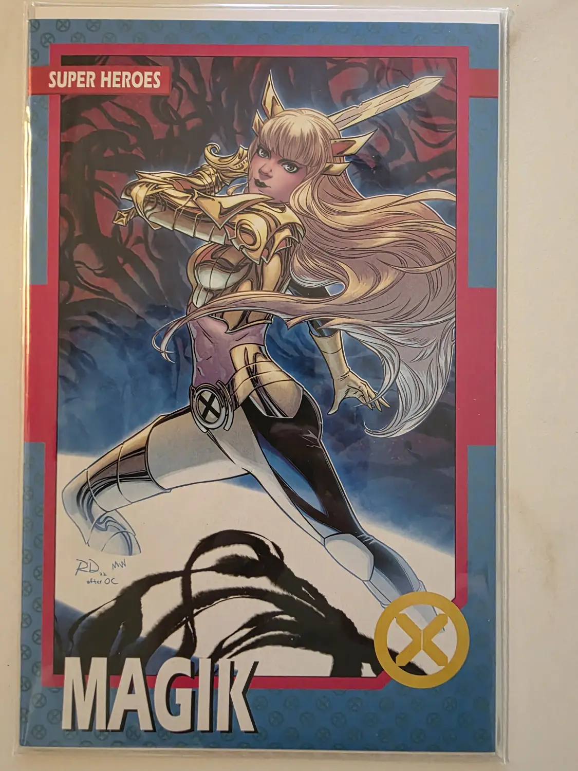 X-Men #14 Russell Dauterman Magik Trading Card Variant — Marvel 2022