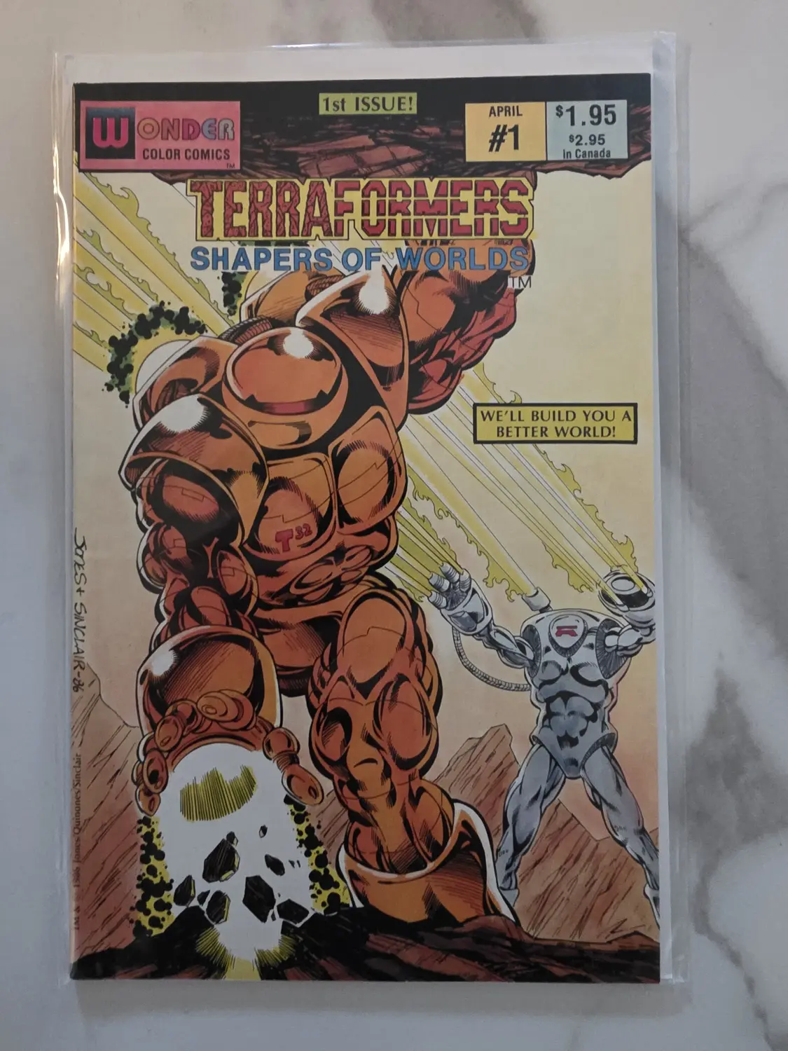 Terraformers: Shapers of Worlds #1–2 — Wonder Color Comics 1987