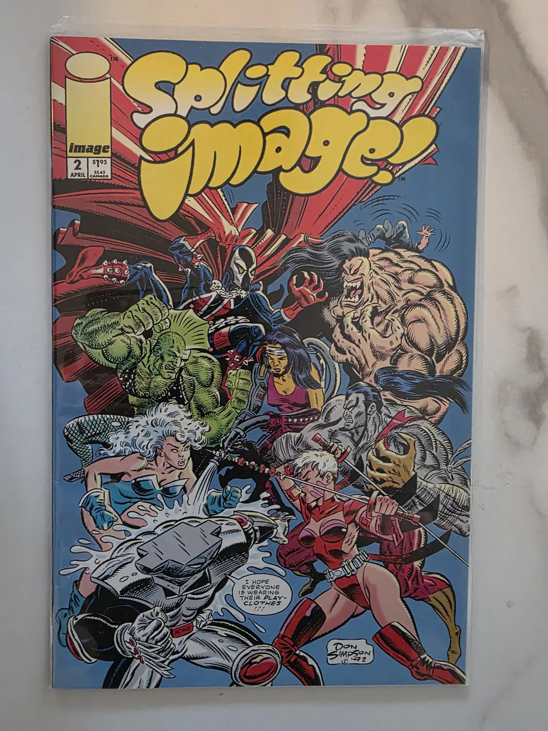 Splitting Image #2 — Don Simpson — Image Comics 1993