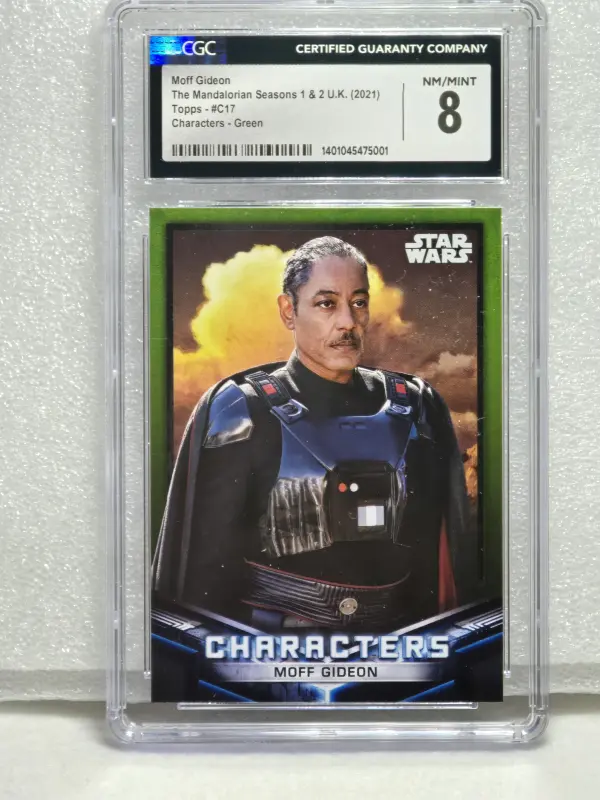 CGC 8 Moff Gideon Green Parallel – Topps Mandalorian 2021