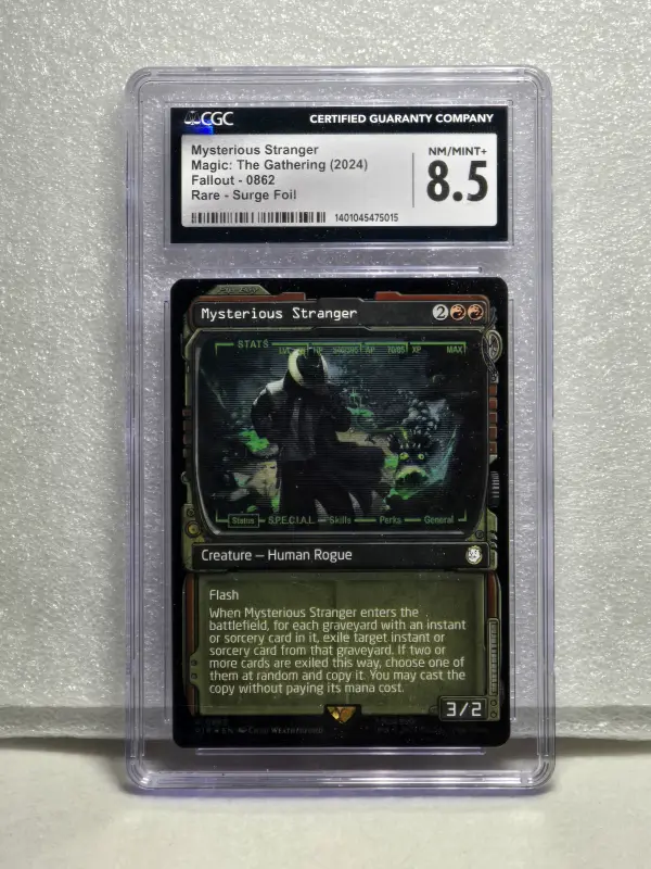 CGC 8.5 Mysterious Stranger Surge Foil – MTG Fallout 2024