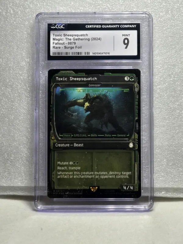 CGC 9 Toxic Sheepsquatch Surge Foil – MTG Fallout 2024