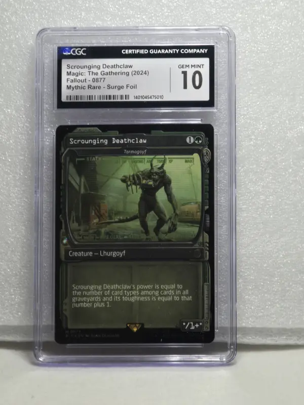 CGC 10 Scrounging Deathclaw Surge Foil – MTG Fallout Mythic 2024