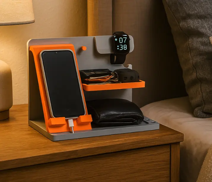 Organizzatore da Comodino Standard (Orologio Apple/Samsung)